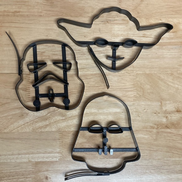 Williams Sonoma Star Wars Pancake Molds Cookie Cutters Set of 3 - Picture 1 of 6